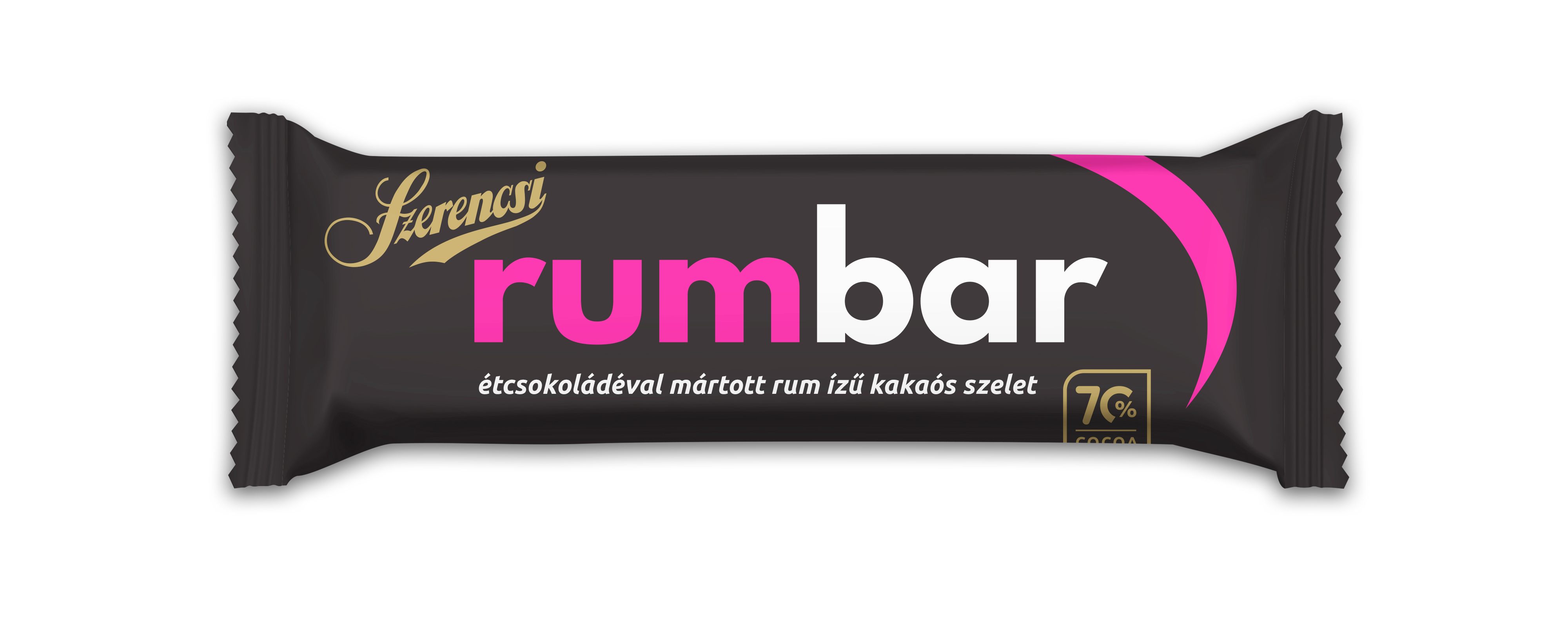 Szerencsi RumBar rum-kakaós krémmel töltött étcsokoládé 26g